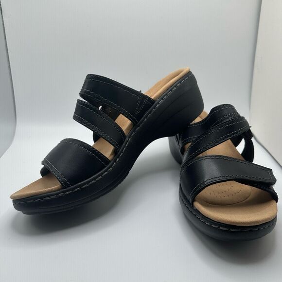Clarks Merliah Coral Sandal 9 BLACK - Picture 8 of 8